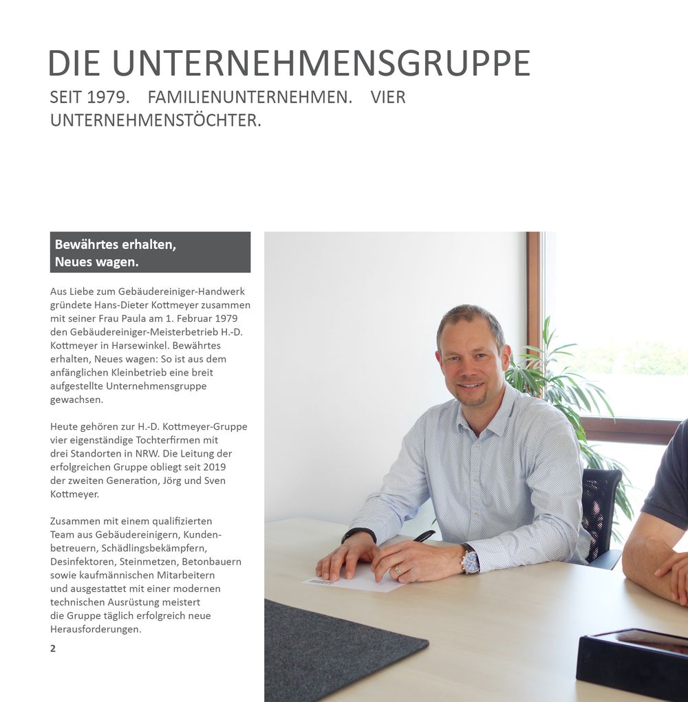 Unternehmensbroschüre H.-D. Kottmeyer-Gruppe